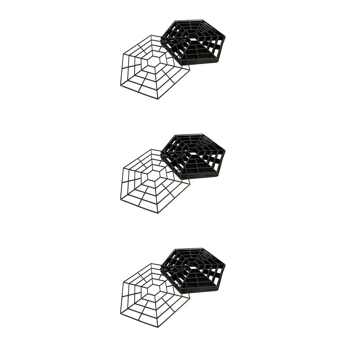 

30 PCS Six Angle Fish Protectors Fish Pond Nets Plastic Fish Guards Professional Pond Mesh for Home Shop