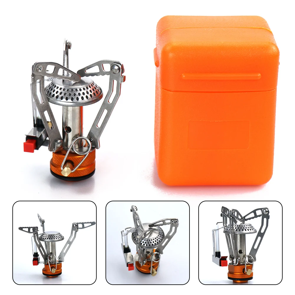 

150g Outdoor Camping Ultralight Gas Burner Portable Cooking Picnic Split Stoves Mini Gas Stove Folding Backpacking Pocket Stove