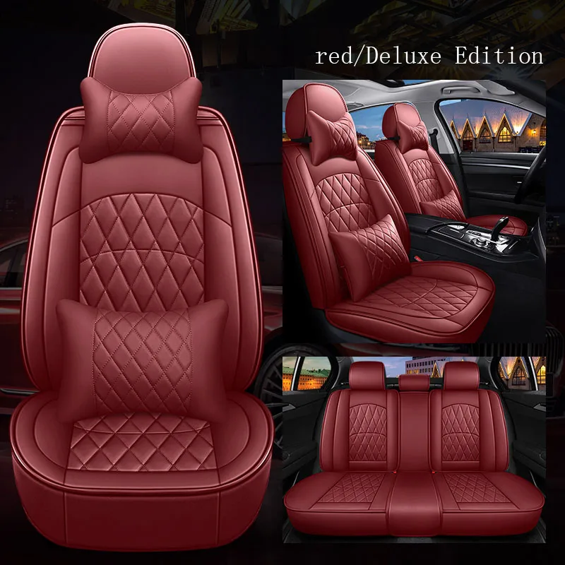 

Universal Leather 5 Seats for Skoda all models superb fabia octavia rapid kodiaq yeti KAROQ KAMIQ car styling