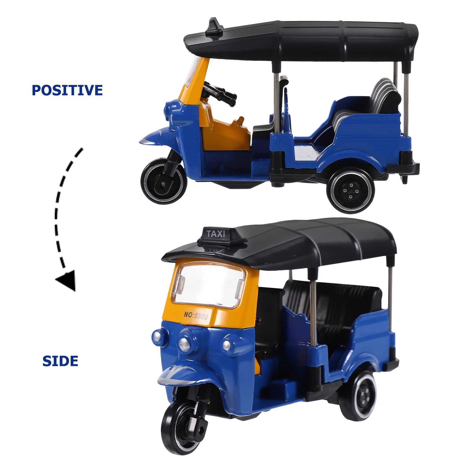 Тайский трехколесный велосипед из сплава ретро-модель автомобиля украшения для