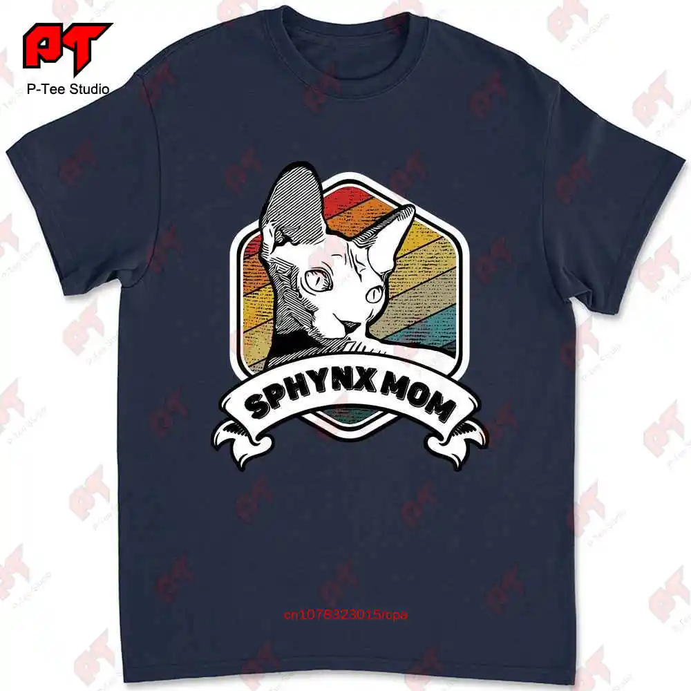 Сфинкс Кошка мама гордый владелец День матери футболка E9W8