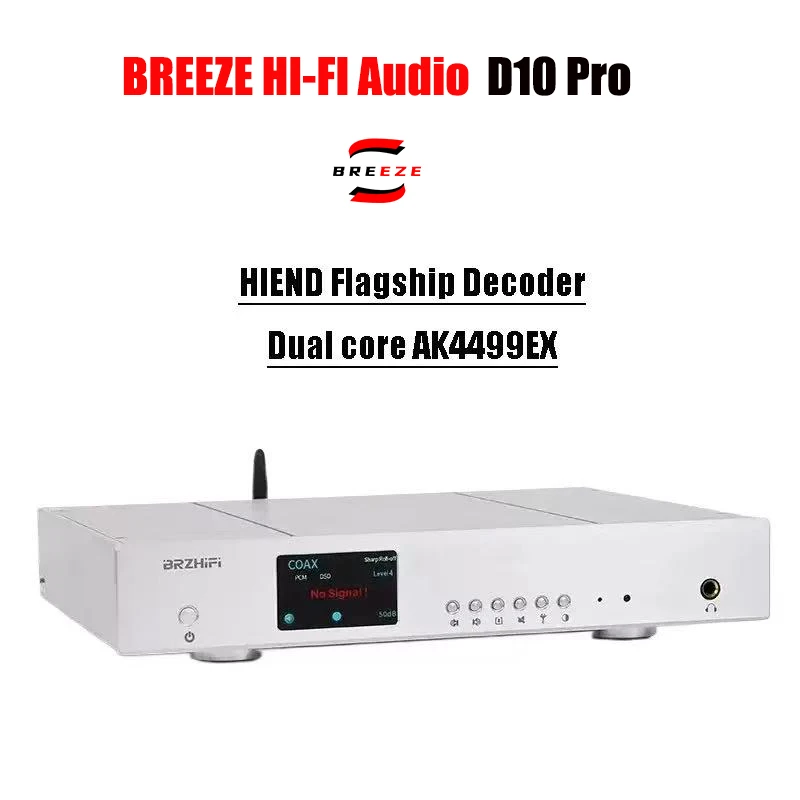 Фото BREEZE 2025 последняя версия DA10PRO HIEND флагманский двухъядерный AK4499EX полностью балансный ЦАП декодер HIFI Fever №1