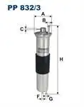 

FILTRON PP832/3 FUEL FILTER BMW E46 M52 M54 (name.)