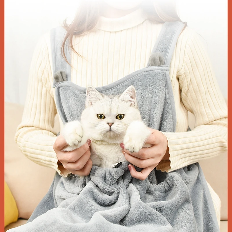 Фартук-переноска для домашних животных переносной нагрудный мешочек