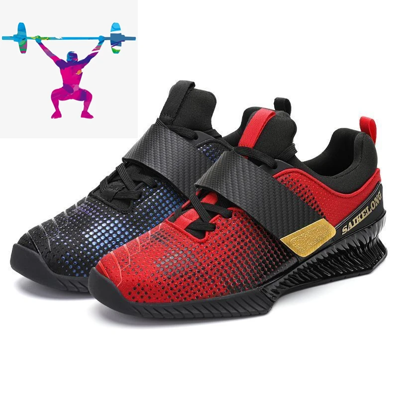 Professional Men's High-quality Weightlifting Shoes Indoor Fitness Training Shoes Non Slip Squatting Weightlifting Shoes