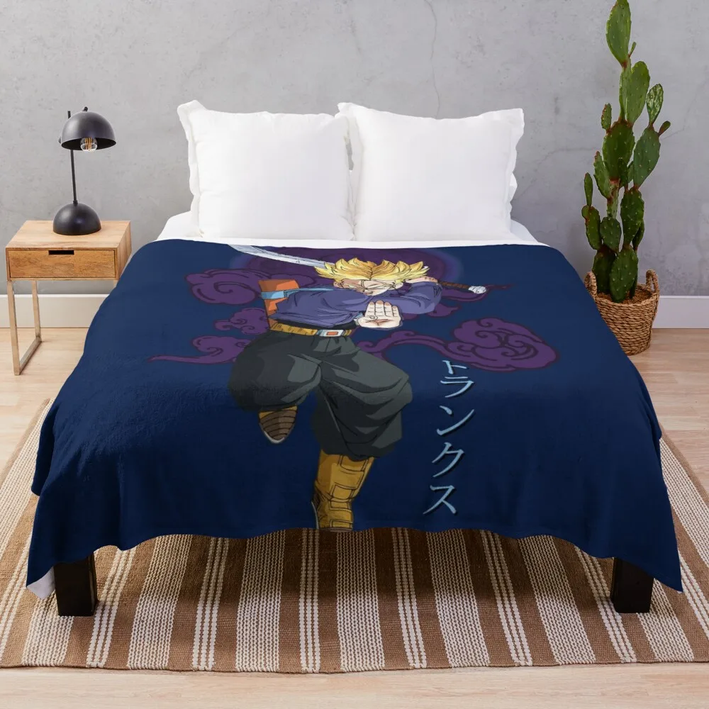 

Trunks Future - DragonBall Throw Blanket Decorative Bed Blankets Blankets For Bed Blanket Sofa