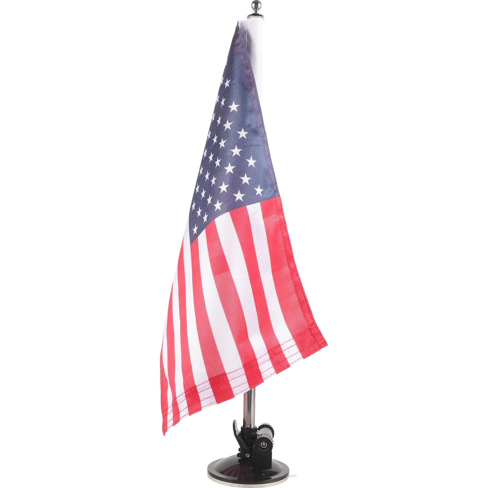 

Flag Pole Flagpole Bracket Suction Cup Holder Multipurpose Metal Cloth Car Stand