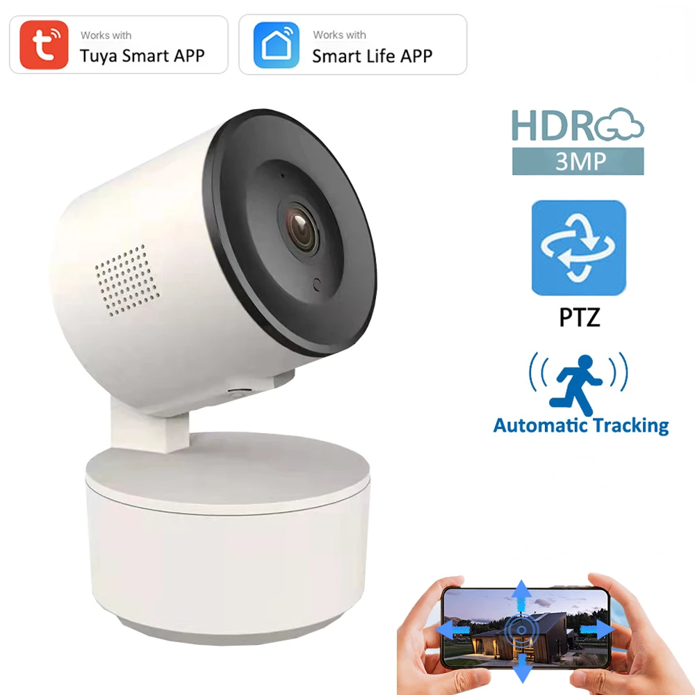 

Умная IP-камера с Wi-Fi, 3 Мп, 1080P
