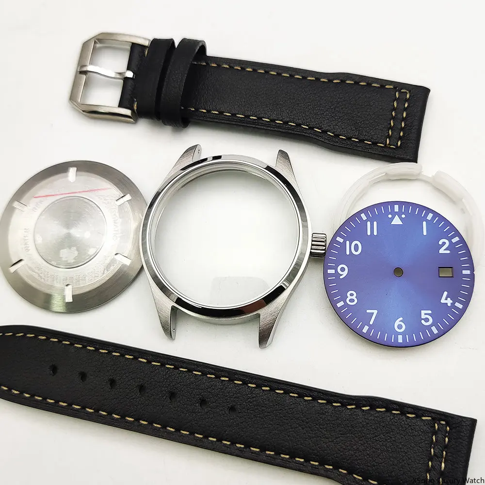 42mm Case Mechanical Watch Stainless Steel Cases Fit nh35a nh36a 4R Movement Waterproof Watch Case