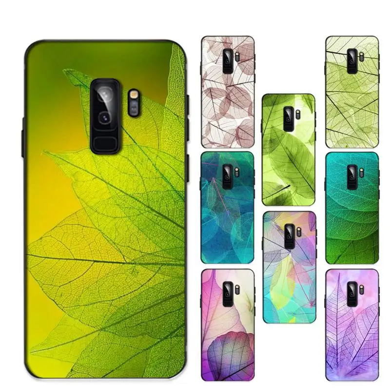 

RuiCaiCa Leaf specimen Phone Case for Redmi 8 9 9A for Samsung J5 J6 Note9 for Huawei NOVA3E Mate20lite cover