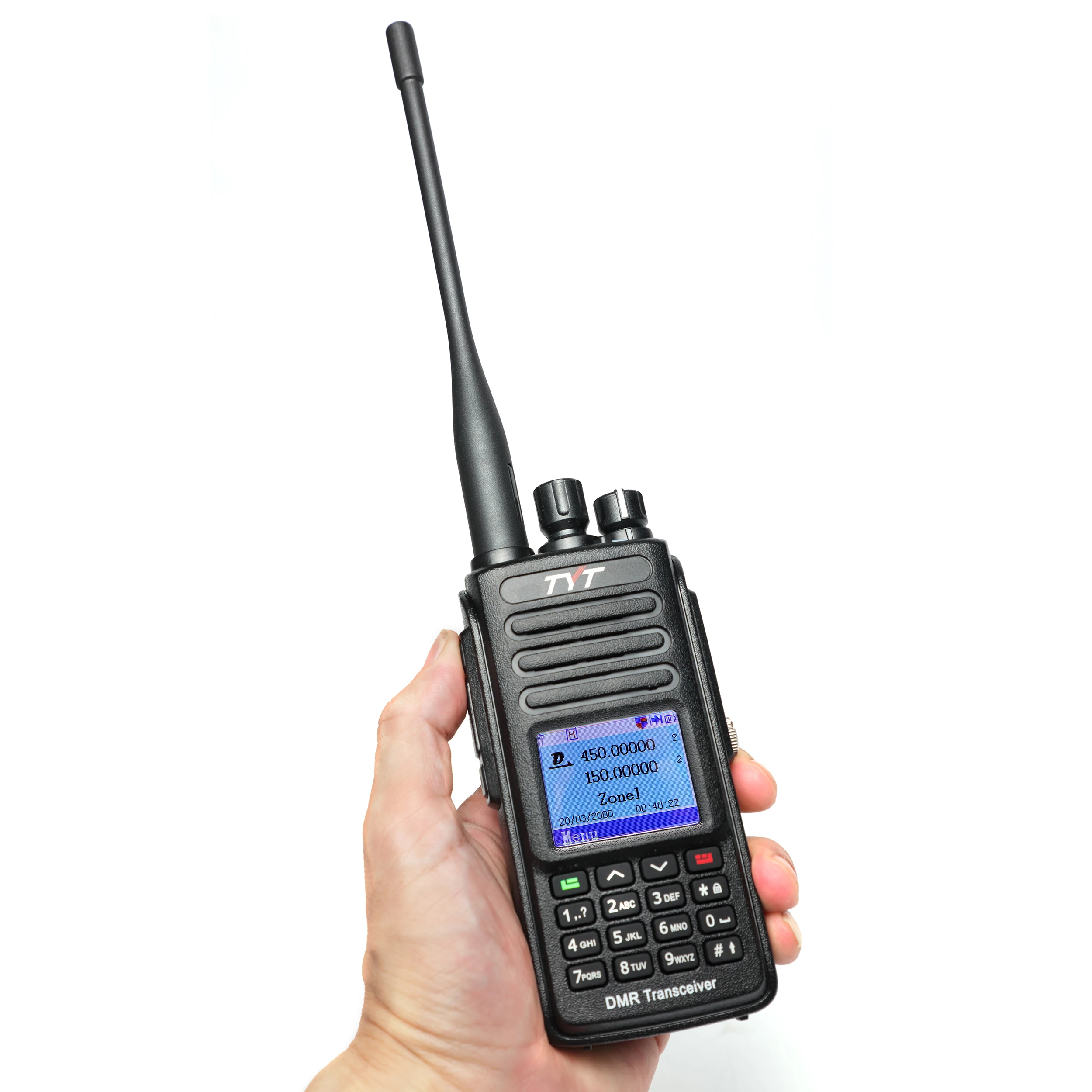 TYT MD-UV380/UV390 DMR Radio 5-Watt GPS Optional Dual Band VHF UHF Digital Walkie Talkie (HAM) цифровой радиоприемник RT3S enlarge