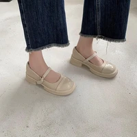 summer shoes ladies round toe casual female sneakers oxfords womens all match british style clogs platform flats autumn 2022