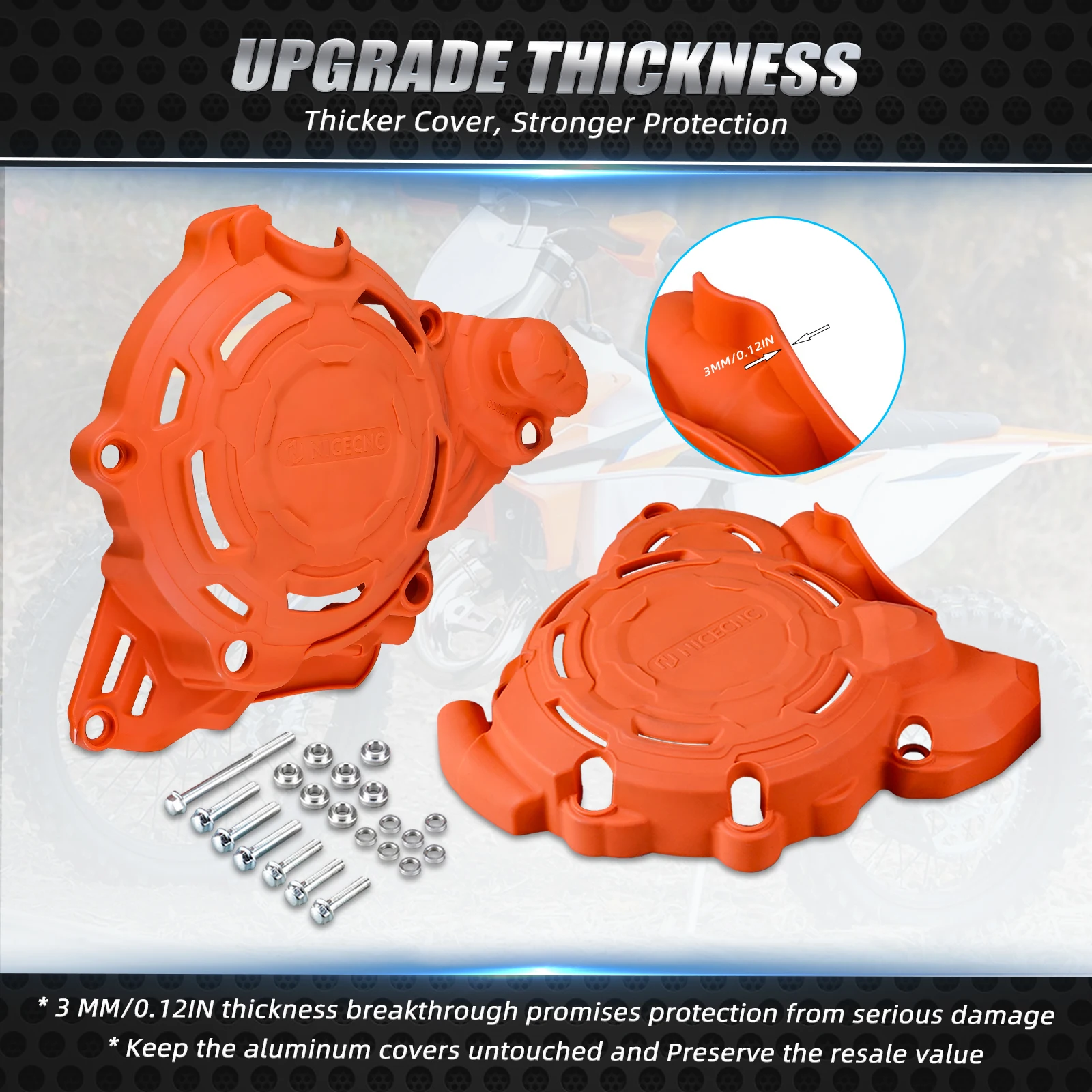 Комплект крышек сцепления зажигания для KTM EXC 300 2024 NICECNC XCW 250 Husqvarna TE300 TE