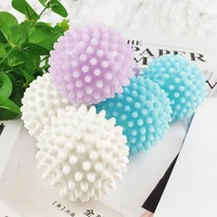 1pcs 6 7cm magic laundry ball for household cleaning washing machine clothes softener starfish pvc reusable solid cleaning ball