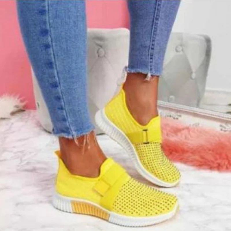 

Slip-on Shoes with Orthopedic Sole Women's Fashion Sneakers Platform Sneaker for good-looking Women H9