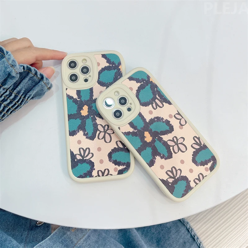 Кожаный чехол для телефона в стиле ретро iPhone 13 Pro 12 11 Max 7 8 Plus X XR XS |