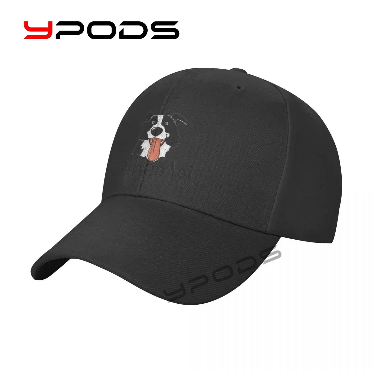 

printing Baseball Cap Border Collie Dog Adorable Sun Caps Fishing Hat for Men Women Unisex-Teens Snapback Flat Bill