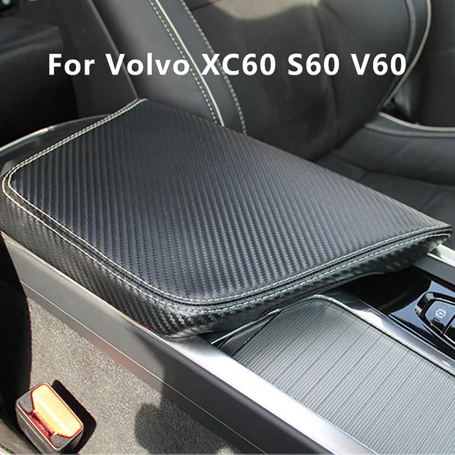 

Чехол для автомобильных подлокотников из углеродного волокна для Volvo XC60 S90 XC90 V90 S60 V60 2018, подлокотник, подушка для подъема, украшение, аксессуары для интерьера