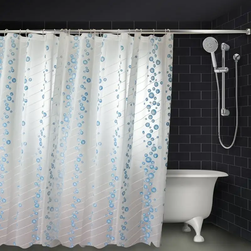 

Column Shower Curtain - 71 No drill curtain rod bracket Adjustable curtain rod Barra de cortina extensible Curtain rod holder Sh