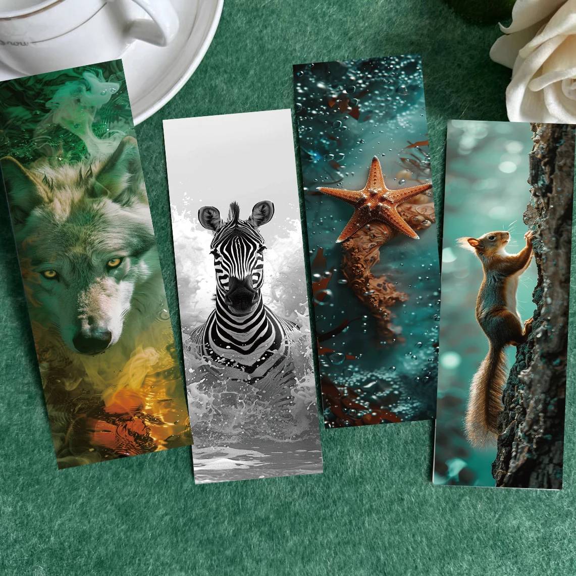 30 шт. закладки в виде диких животных товары для студентов подарочные открытки
