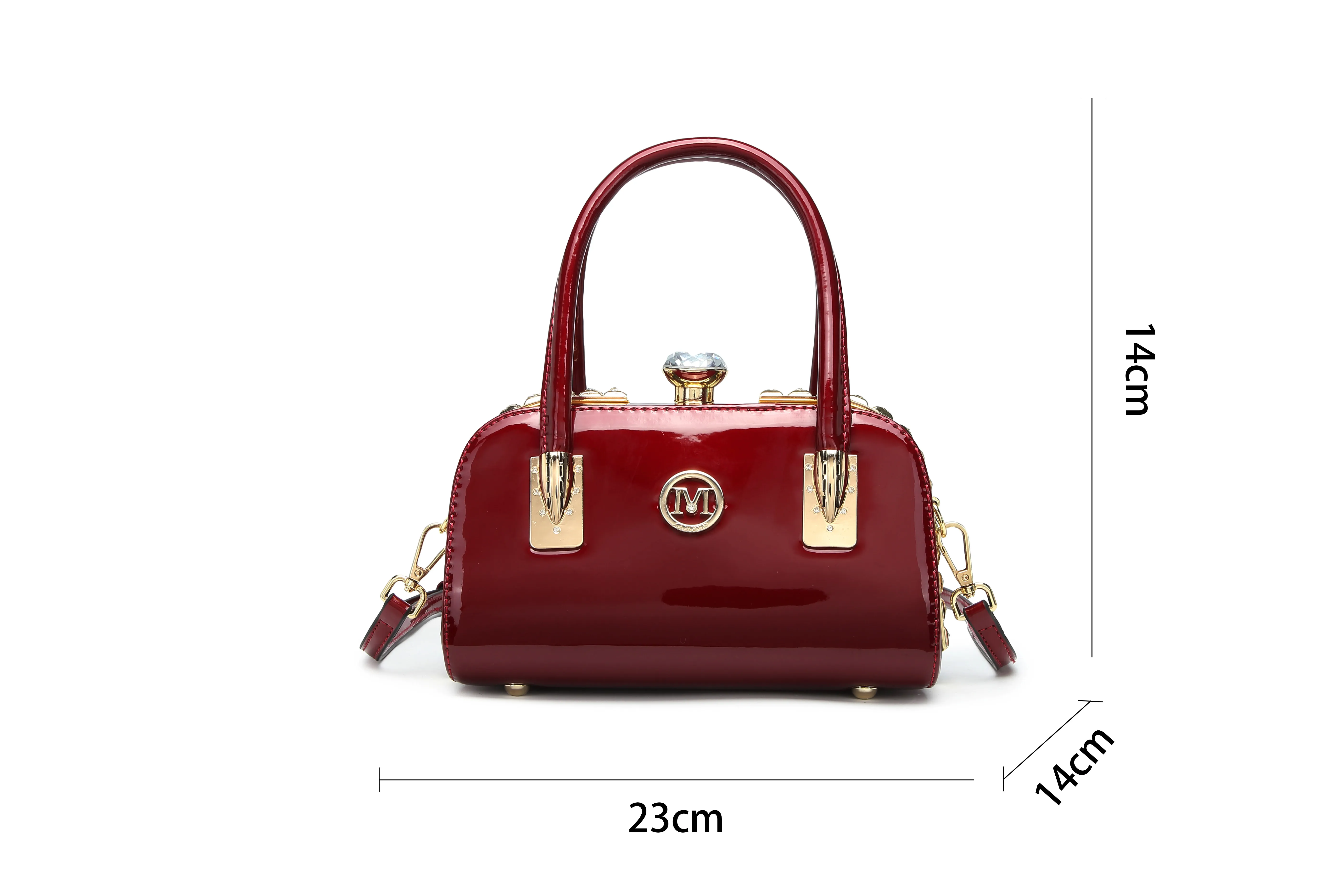 2023 Designer New Bright Leather Bag