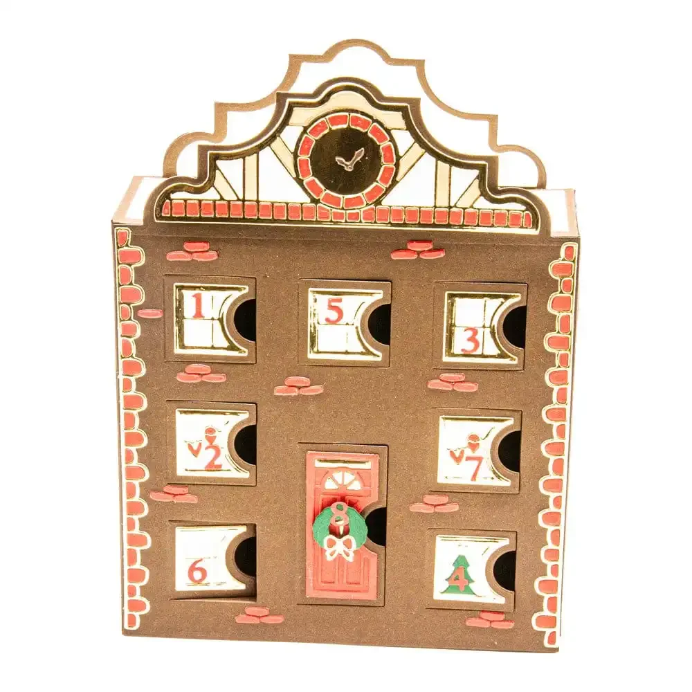 Металлические Вырубные штампы advent town вырезанные для сделай сам Скрапбукинг