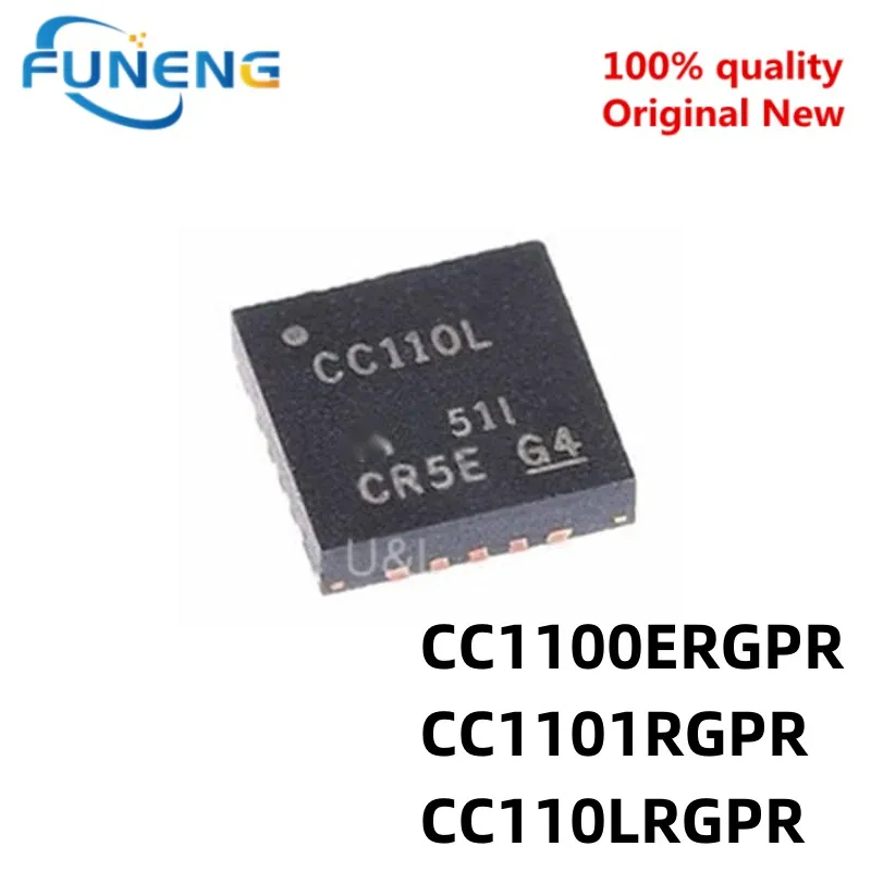 Новинка 100%, CC110LRGPR CC110L CC1101RGPR CC1101 CC1100ERGPR CC1100E QFN-20 QFN20, новые оригинальные чипы ic