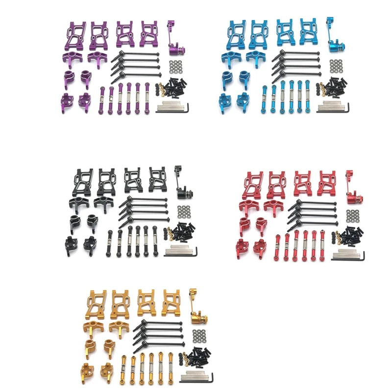 

Metal Upgrade Accessories Modification Kits For Wltoys 144010 144001 144002 124017 124018 124019 RC Car Upgrade Parts