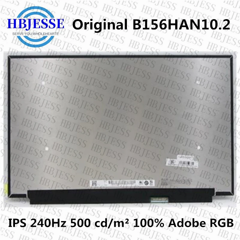 

Original 15.6'' FHD 1920X1080 IPS 40pin EDP 100% Adobe RGB 240hz B156HAN10.2 For lenovo Legion 5P-15ARH05H