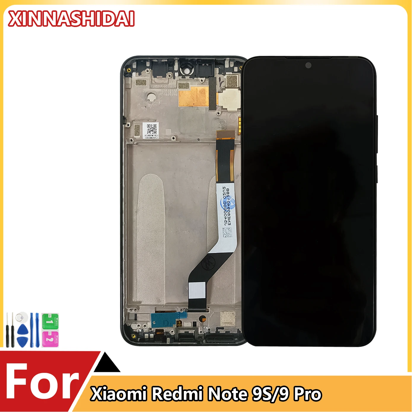 ЖК-дисплей 6 67 дюйма для Xiaomi Redmi Note 9S сенсорный экран дигитайзер 9 Pro дисплей M2003J6A1G