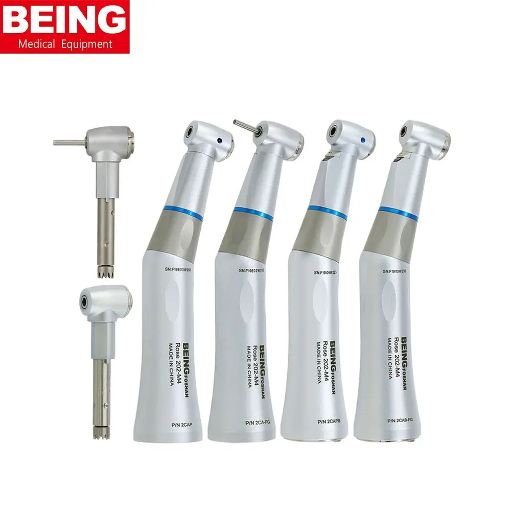 

BEING Dental Low Speed 1:1 Contra Angle Fiber Optic Handpiece Fit KaVo NSK