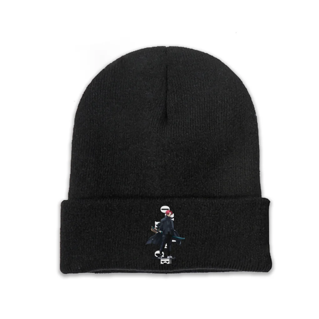 

Knit Hat One Piece Anime Winter Warm Beanie Caps Shanks Men Women Fashion Casual Bonnet