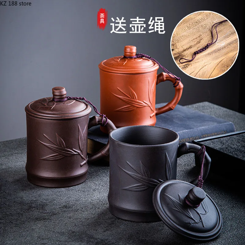 

Yixing Chinese Zisha Lid Cup Master Cup Men's Cup with Lid Household Tea Cup Single Drinking Tea Cup Water Cup