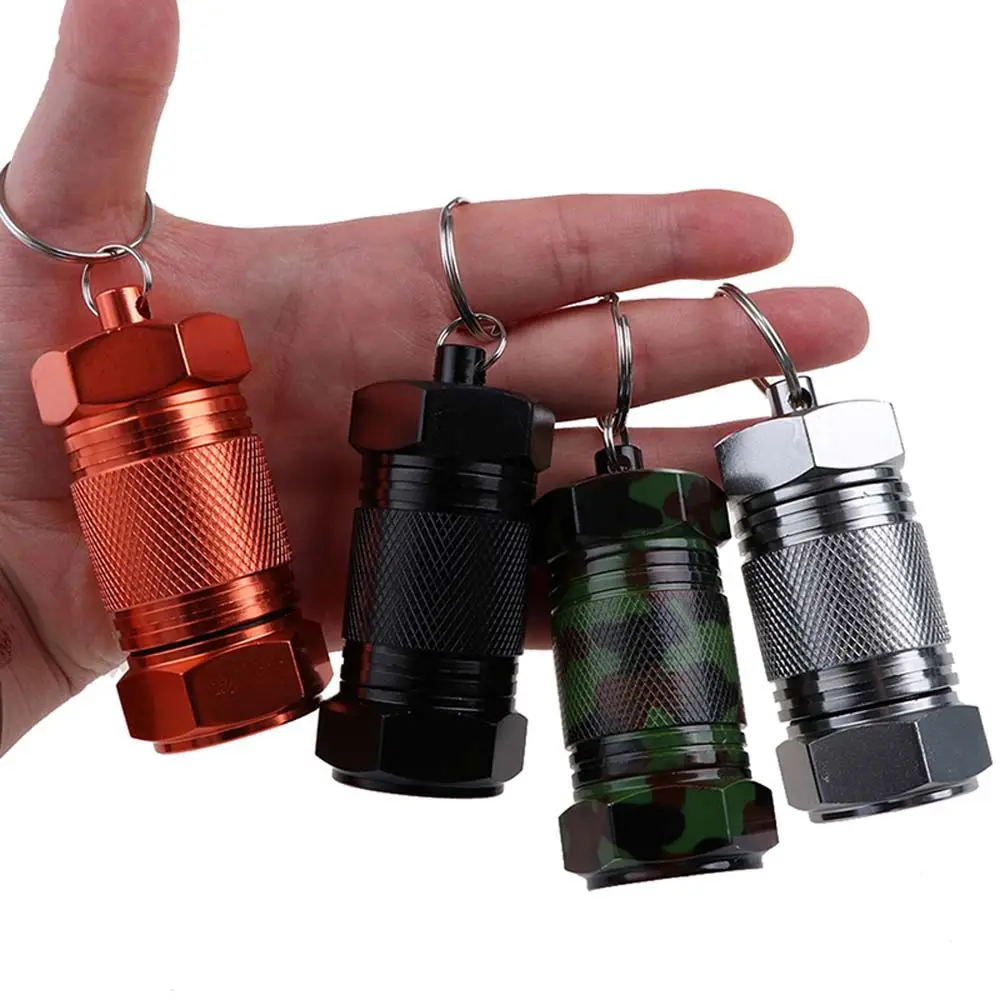 

Dry Bottle Medicine Case Drug Organizer Pocket First-Aid Canister Capsule Container Waterproof Seal Tank Pill Box