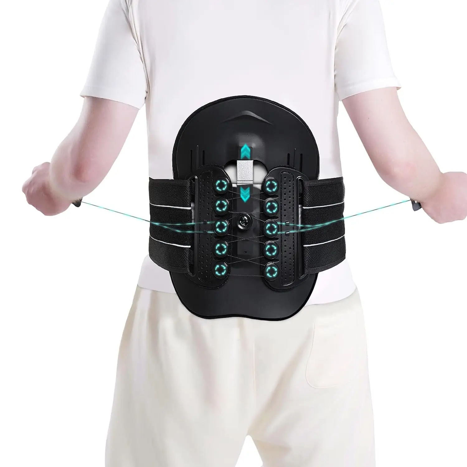 

Bestlife LSO поддержка декомпрессии позвоночника-полный бандаж для спины для женщин и мужчин, 3D подушка плюс поясной корсет с поясницей с Adj