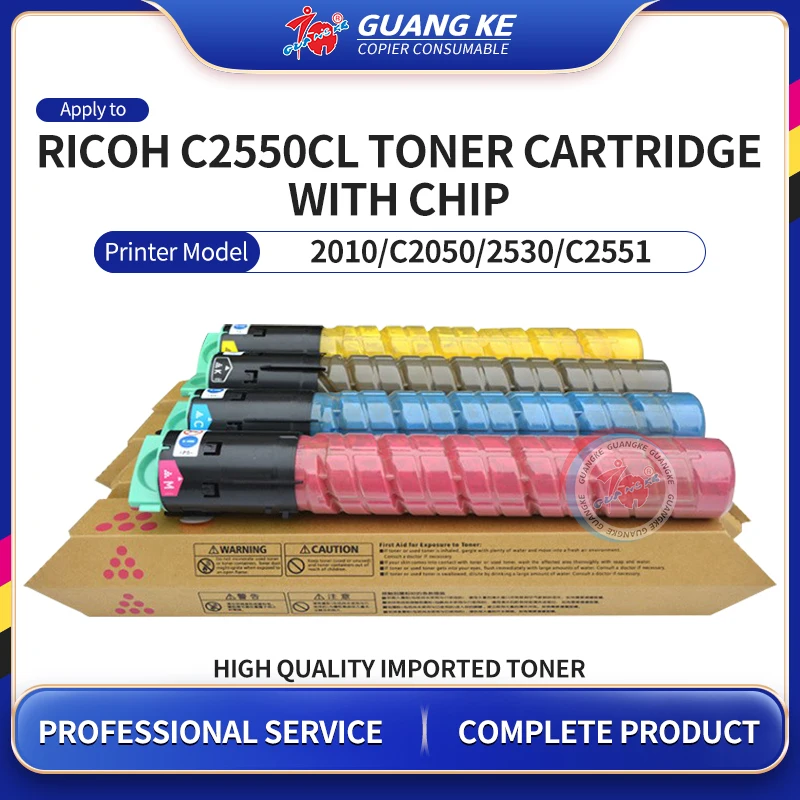 

Тонер-картридж с чипом для Ricoh MP C2550 C2551 C2010 C2030 C2050 C2530 цветные копировальные тонеры