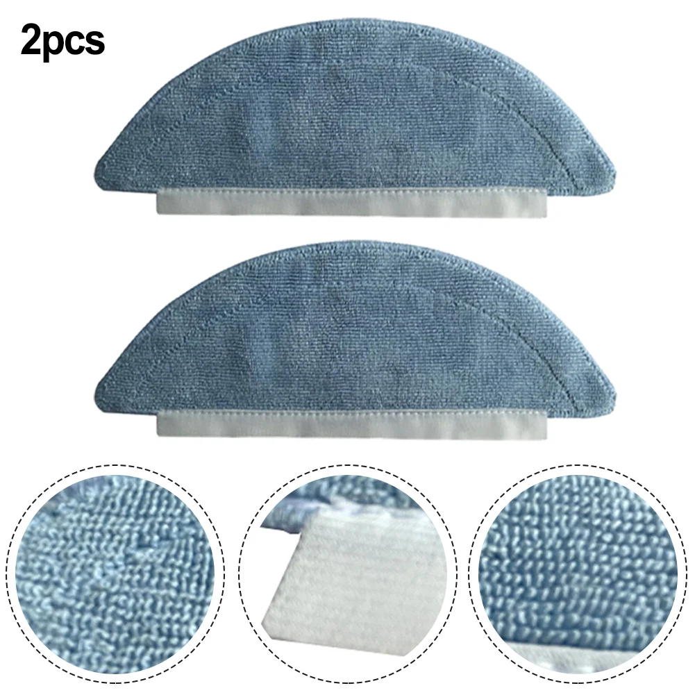 

2pcs Mopping Cloths Full Coverage For Eufy RoboVac L35 Hybrid /L35 Hybrid Vacuum Cleaner Accessories Microfiber Wool