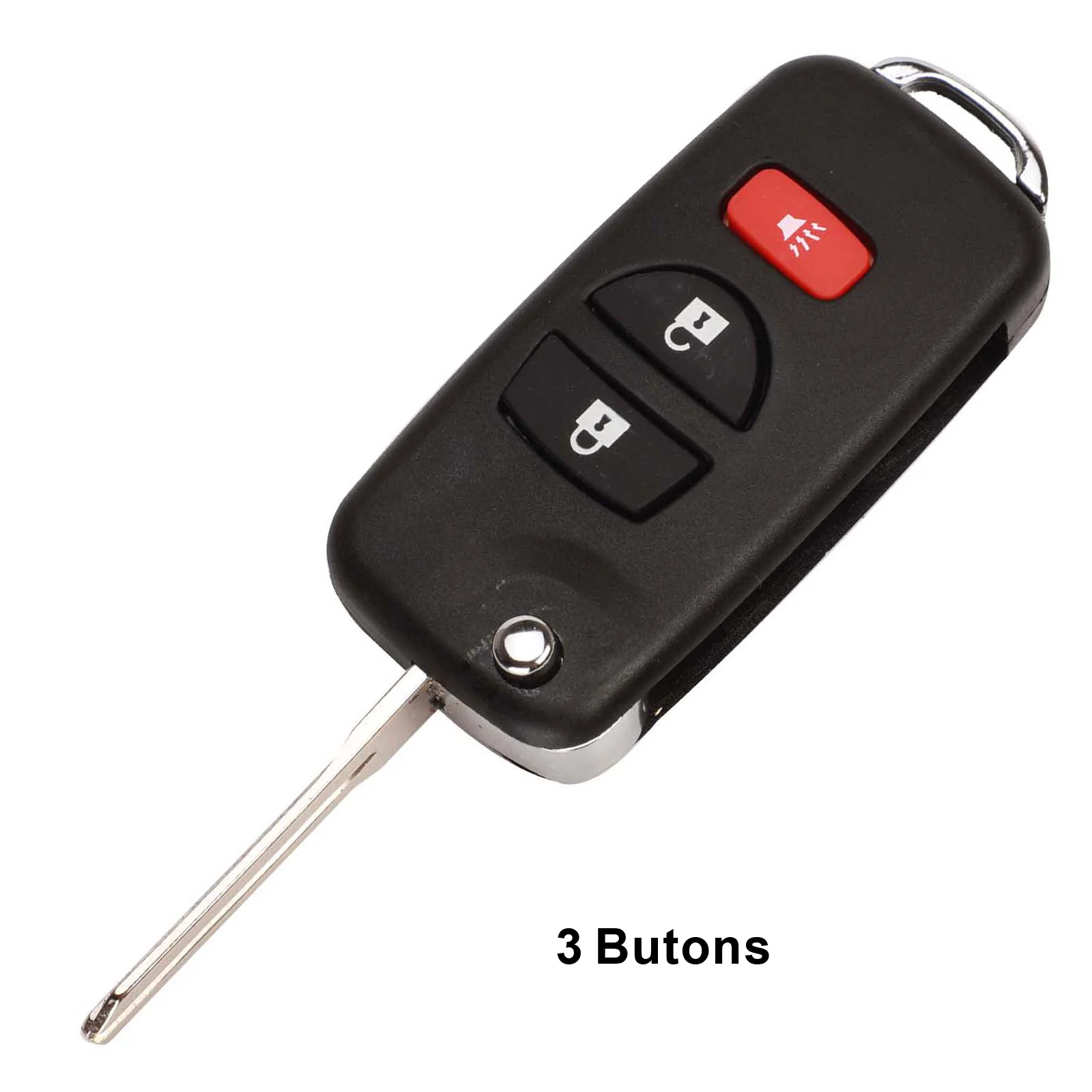 3/4 BTN модифицированный складной чехол для дистанционного ключа автомобиля для NISSAN Pathfinder Titan Versa Maxima Frontier Xterra Murano INFINITI