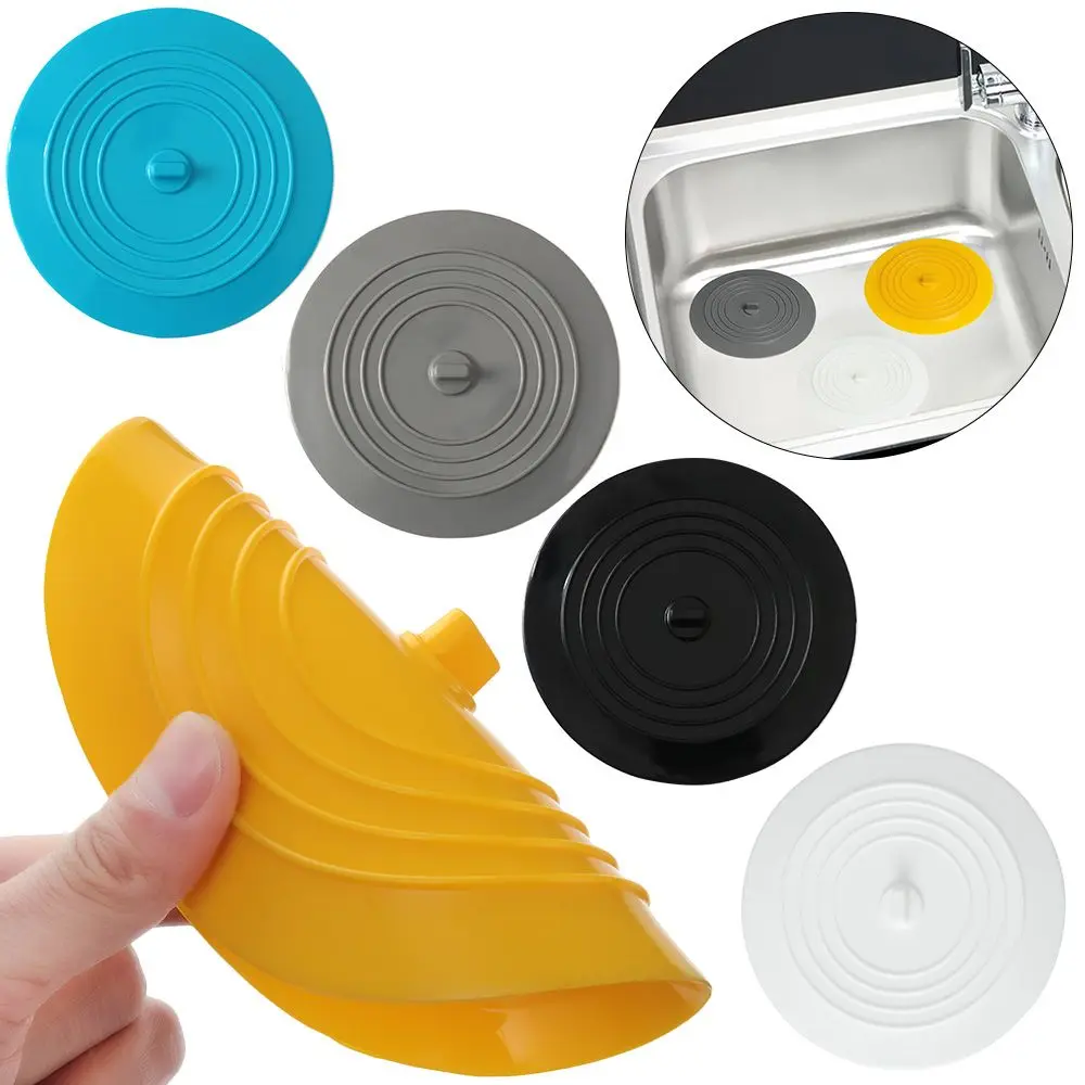 

15cm Large Silicone Leakage-proof Washroom Kitchen Bathroom Supplies Bathtub Stopper Water Sink Plug Sewer Drain Cover