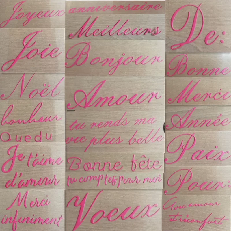 

Word Metal Cutting Dies No Rubber Stamps For Scrapbook Diary Decoration Stencil Embossing Template DIY Christmas New 2023