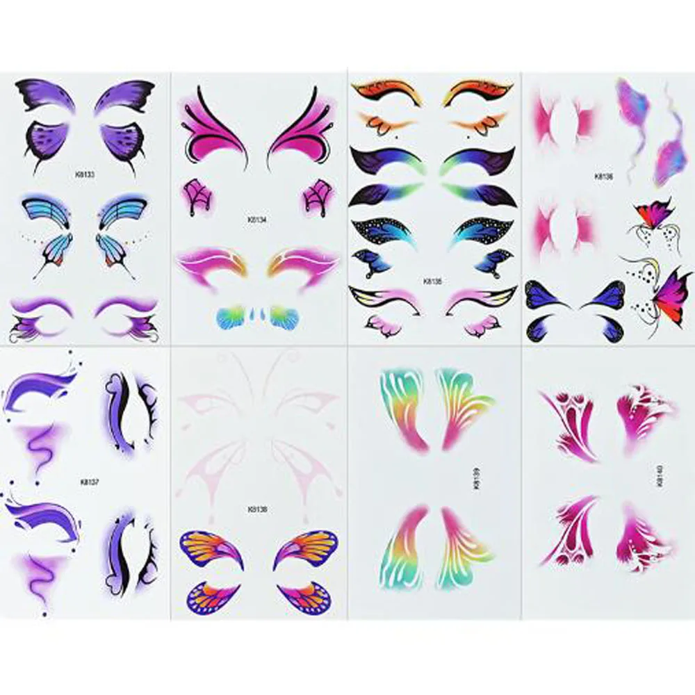 Наклейки для макияжа лица подводка глаз самоклеящиеся тату-наклейки наклейки