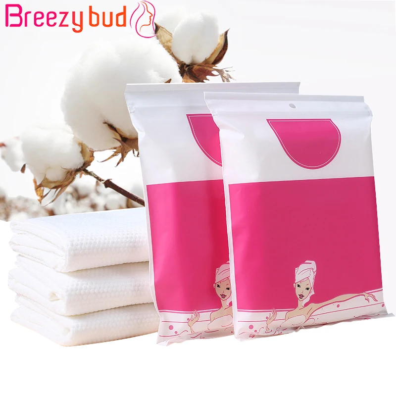 

Thickened Disposable Quick Drying Towel Portable Cotton Bath Towel Outdoor Travel Non-Woven Beauty Hotel Barber Towel for adults