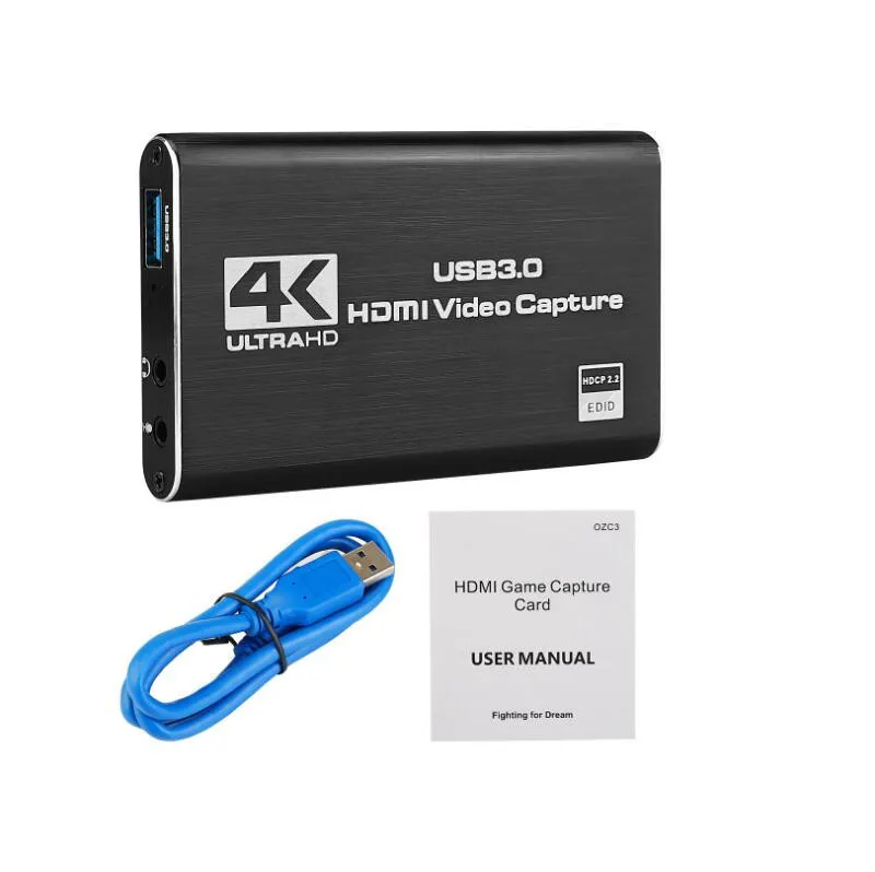 4K HDMI-USB 3 0 видеокарта для захвата видео видеорегистратор OBS vMix Wirecast Potplayer VLC