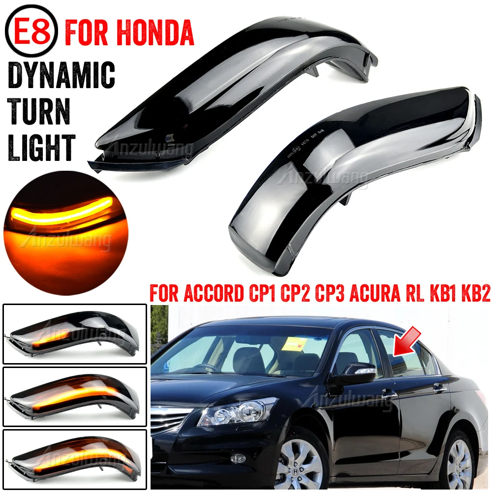 

Dynamic Blinker For Honda Accord CP1 CP2 CP3 2008-2013 LED Turn Signal Light Arrow Mirror Indicator Lamp For Acura RL (KB1/2)