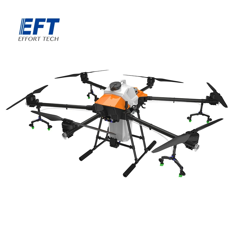 

EFT G630 marco de dron agricola 6 ejes 30KG sistemas de esparcimiento pulverizador de cultivos largo alcance
