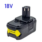 Сменный беспроводной электроинструмент для Ryobi, литий-ионная батарея 18 в, 4,0 Ач, P108, P102, P103, P104, P105, P109
