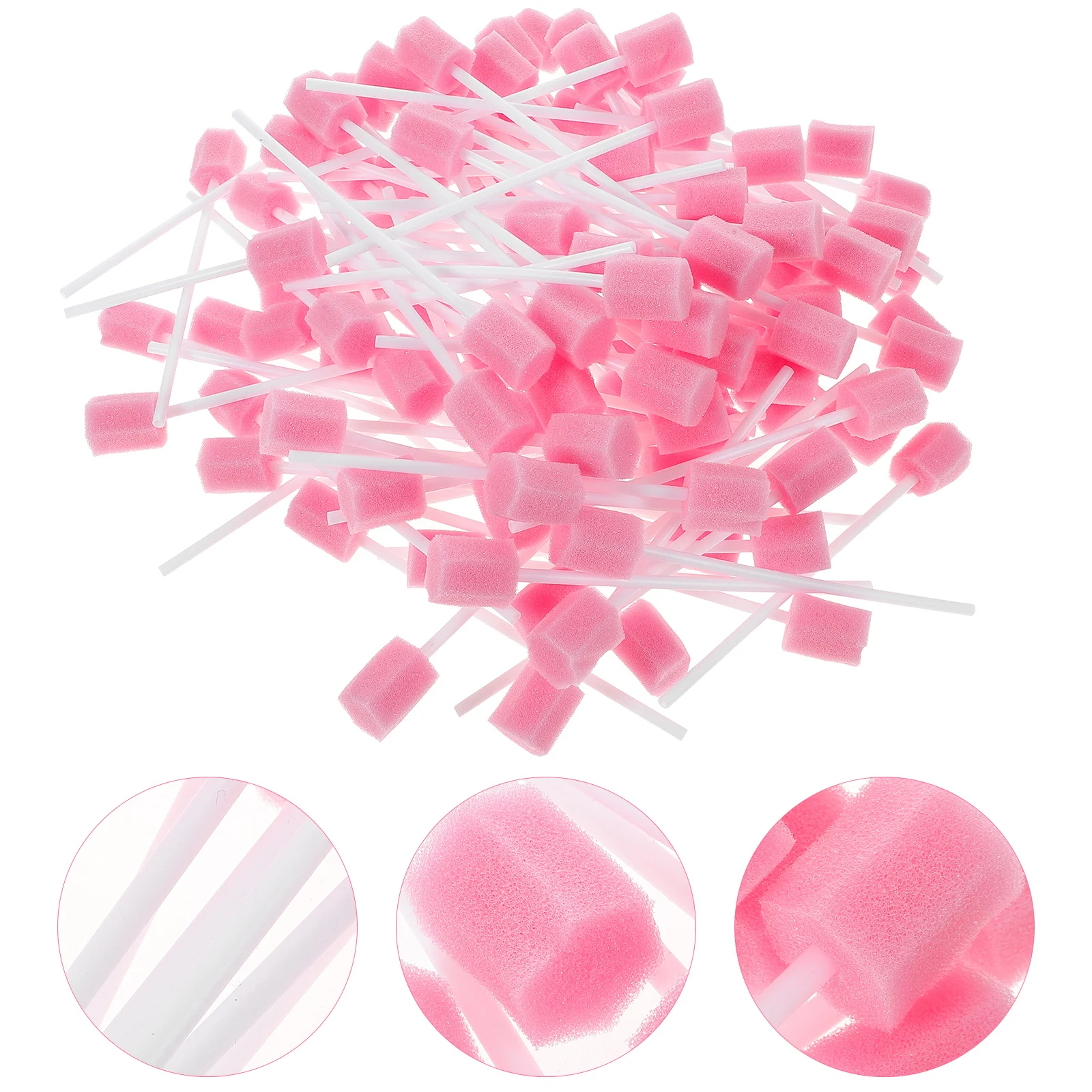 

200 PCS Cleaning Sponge Oral Care Baby Mouth Swabs Cavity Swabsticks Detergent