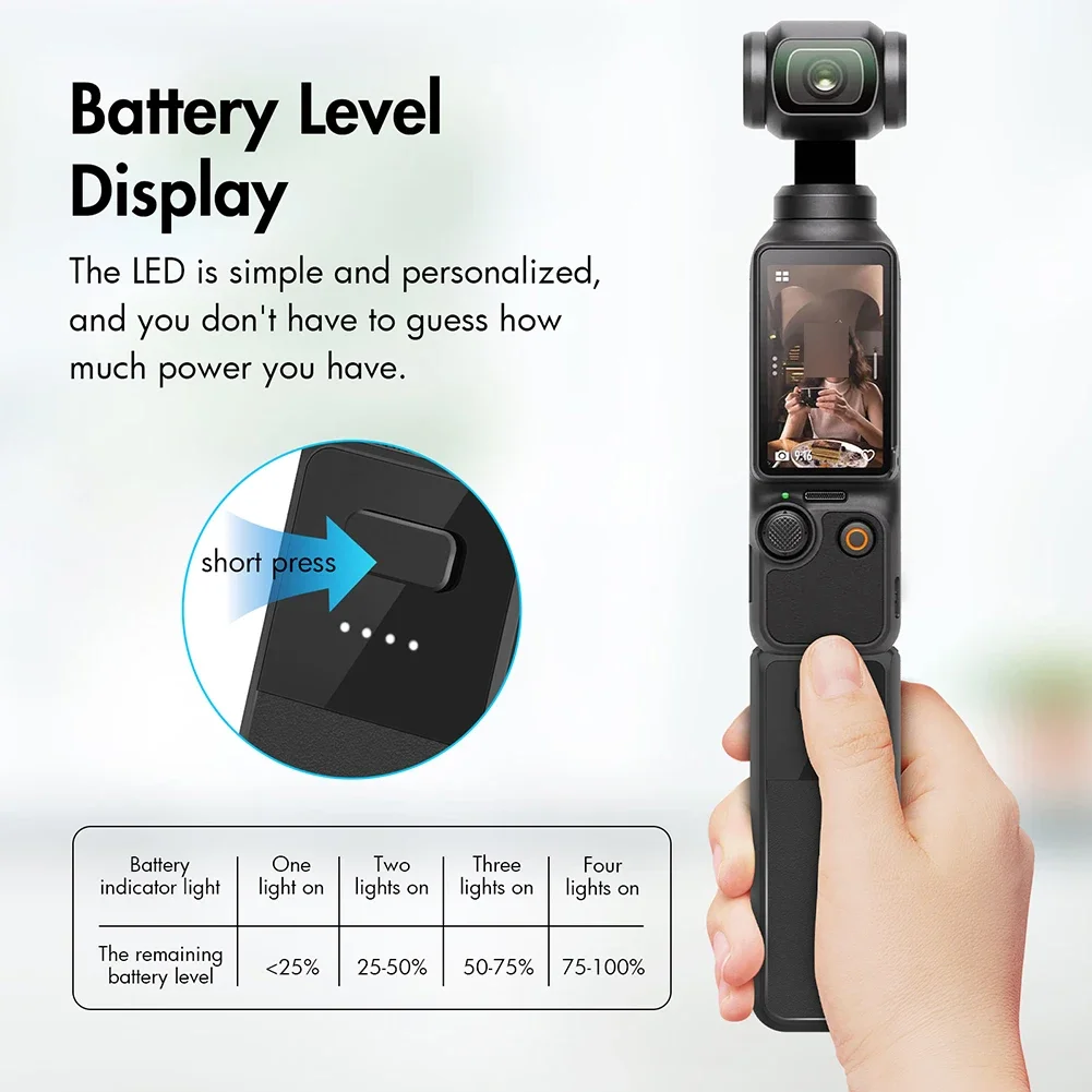 Power Bank для DJI Osmo Pocket 3 зарядное устройство мобильный внешний аккумулятор адаптер с