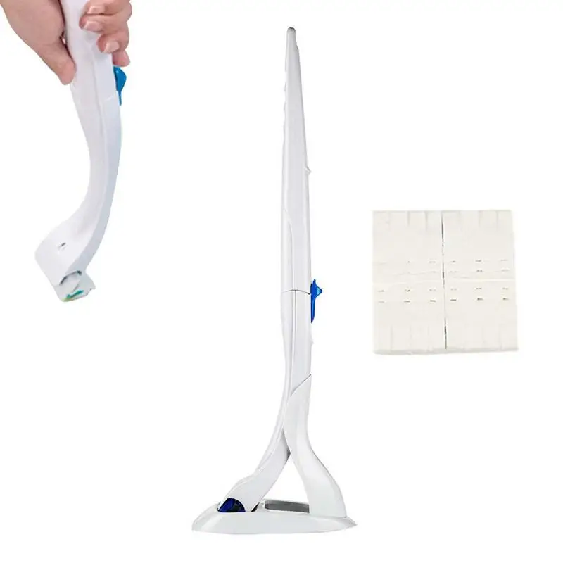 

Disposable Long Handle Toilet Bowl Brush Holder Without Dead Angle Cleaning Set Replacement Creative Bathroom Accessories