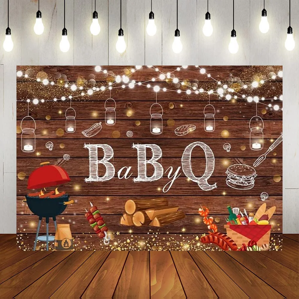 

Фон для фотосъемки с изображением барбекю